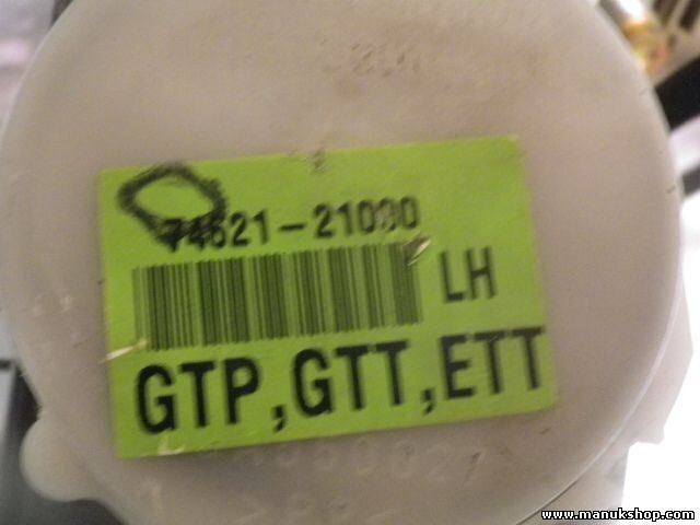 Cinturón de seguridad delantero izquierdo SsangYong Rodius 7462121000 7462121000