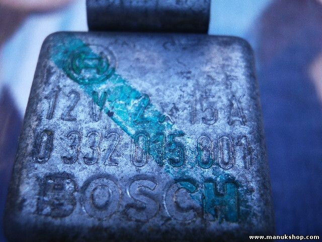 Relé  Porsche 924S BOSCH 0332015001 0 332 015 001 12V 2x15A