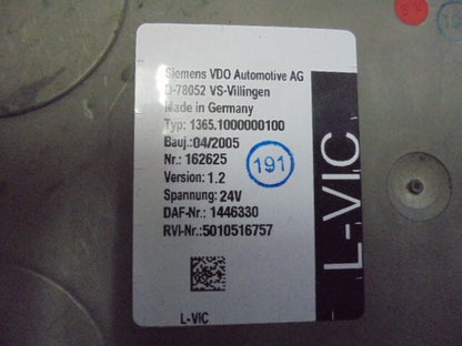 Centralita Daf Renault 5010516757 1446330 1365.10000100 versione 1.0 D-78052