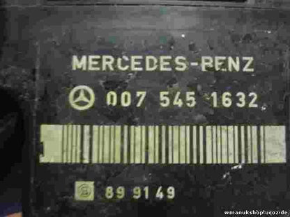 Recocido controlador Glow relé enchufe Mercedes W124 S124 W140 0075451632 899149