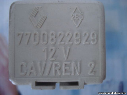 Relé del limpiaparabrisas Renault Espace Kangoo Laguna 12V CAV/REN 2 7700822929