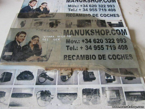 Cristal puerta delantera derecha SUZUKI Grand Vitara 43R000016 M87AS2DOT211CE E9