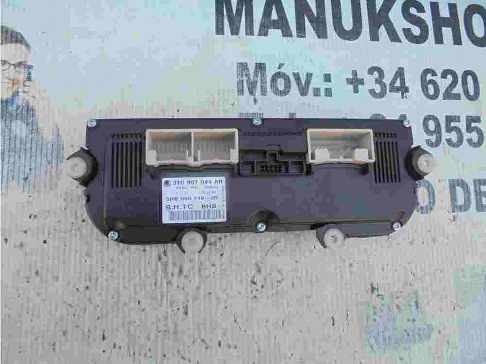 Climatizador Calefacción Clima panel de control Skoda 3T0907044AB 5HB00974920