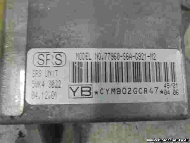 Sensore di impatto airbag Honda Civic 77960S6AG921M2 5WK43022