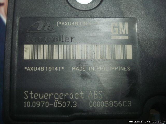 Unidad hidráulica del ABS Opel Astra Zafira 24447833GN 24447833 ATE 10020700204