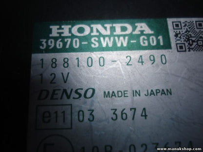 Módulo de aparcamiento Honda (2006–2010) 39670-SWW-G01 39670SWWG01 1881002490