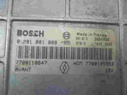 Centralita  Renault Scenic HOM7700105953 7700105953 7700110647 BOSCH 0281001809