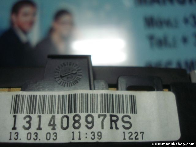 Cuadro de instrumentos Opel 13140897 13140897RS VDO 110080123043 110 080 123 043