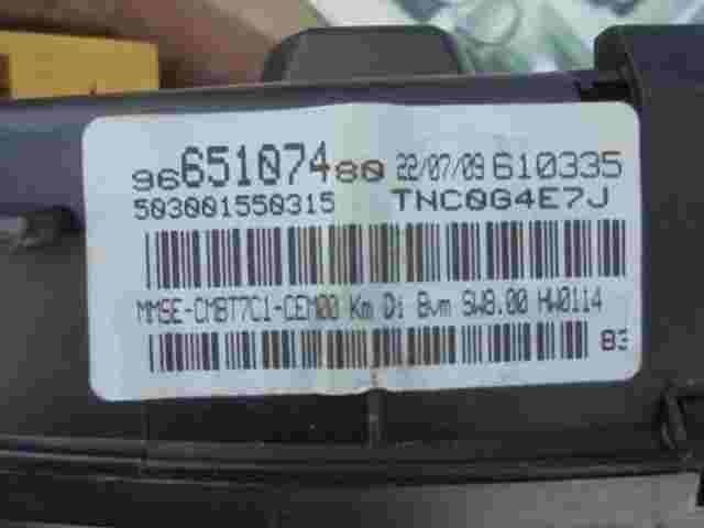 Cuadro de instrumentos Peugeot 308 9665107480 503001550315 TNC0G4E7J