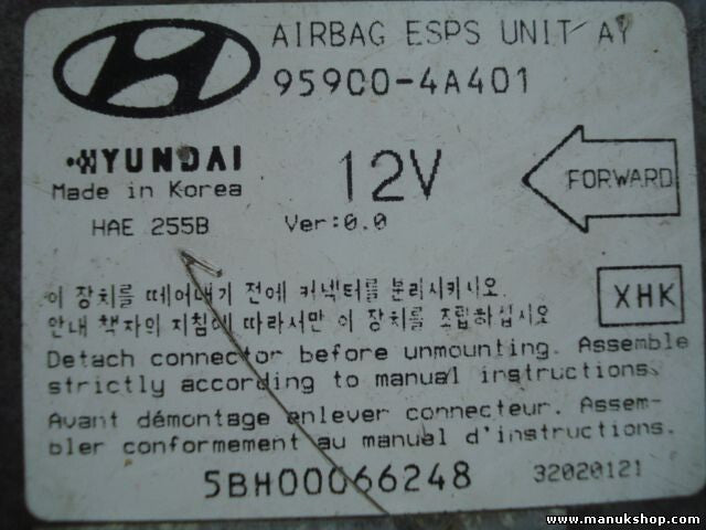 Sensor de impacto de airbag Hyundai H1 ver. 0.0 XHK ESPS UNIT AI 95900-4A401