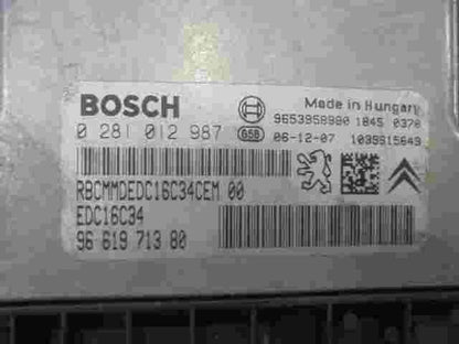 Centralina Citroen C5 Peugeot 207 9661971380 9653958980 EDC16C34 0281012987