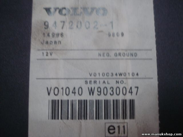 CD-Changer Volvo S80 -99 9472002-1 V01040 W9030047