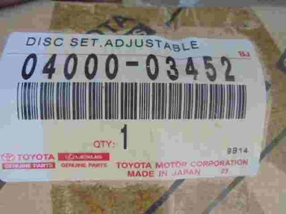 Plato de presión del embrague Disco de embrague Toyota Auris Corolla  0400003452