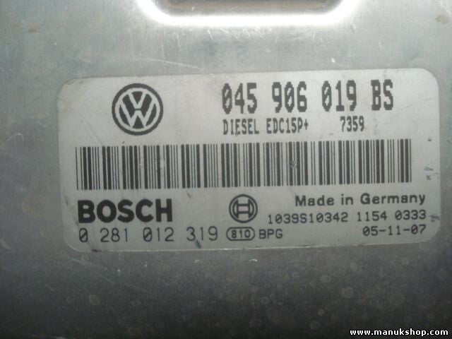 Centralita del motor Skoda Fabia VW Polo Seat Ibiza 1.4 TDI 045906019BS