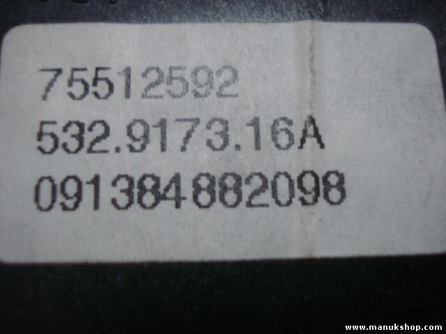 Control de la calefacción Opel 75512592 532917316A 532.9173.16A 091384882098