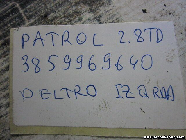 Palier transmision delantero izquierdo Nissan RD28 3910001J00 3859969640