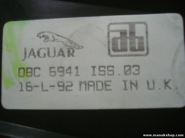 Panel de interruptores Jaguar XJ6 XJ12 DBC6941 DBC 6941 ISS03