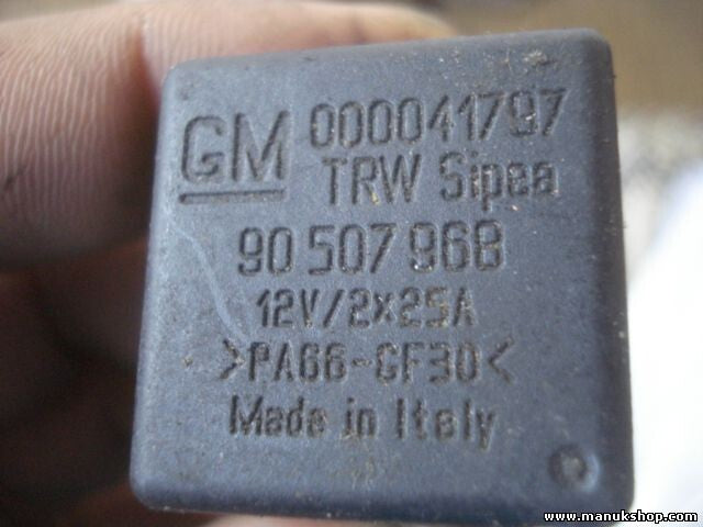 Relé Opel Astra G Zafira A Meriva A Corsa B/C Vectra GM 90507968 000041797