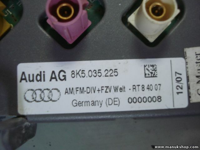 Amplificatore antenna Audi A3 A4 A5 8K A6 8K5035225 8K5 035 225 AM FM-DIV + FZV