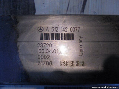 Refrigerador de gas de escape Mercedes-Benz M-Klasse W163 ML 270 CDI A6121420077