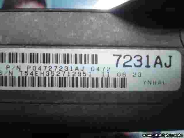 Centralita Chrysler Voyager P04727231AJ P0472 7231AJ 04727231AJ 04745860 64490 8