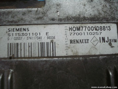 Centralita Renault Kangoo HOM7700108813 7700110257 S115301101E