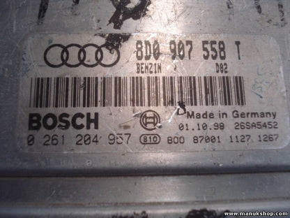 Centralita del motor Audi A4 BENZIN D02 8D0907558T BOSCH 0261204957 26SA0000
