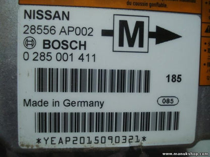 Airbag Centralita Nissan Micra K11 99-02 BOSCH 28556AP002 8556 AP002 0285001411