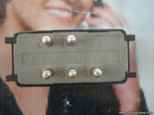 Interruptor Luneta Trasera Desempañador Mercedes-Benz 1298207410 129 820 74 10