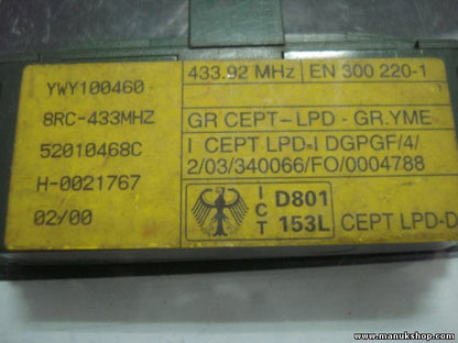 Control de la unidad de alarma inmovilizador módulo  Rover YWY100460 52010468C