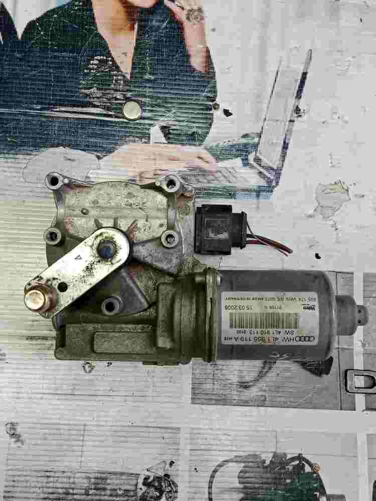 Motor del limpiaparabrisas Audi Q7 4L1955119A 4L1910113 AU716LHD Valeo 405174