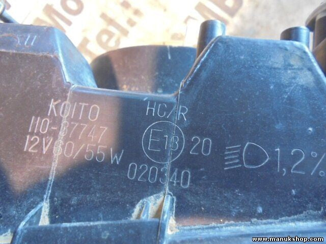 Faro delantero izquierdo Mitsubishi Pajero 11037746 010343 C/Re13013576 HC/R