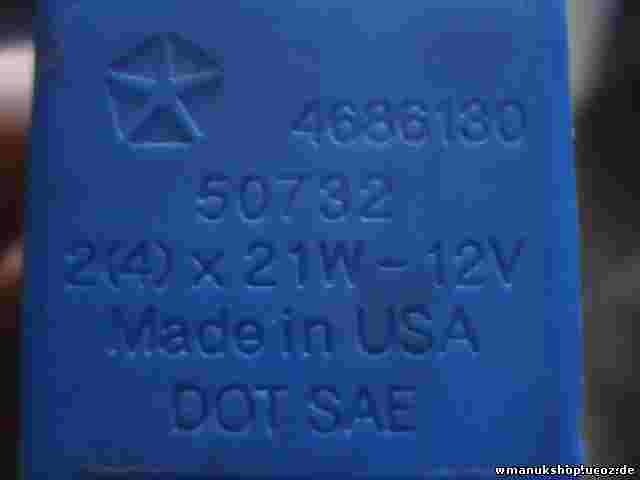 Relé de intermitencia Chrysler Voyager Jeep 4686130 50732 2(4)x21W-12V DOT SAE