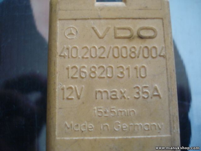 Rear window relé del desempañador Mercedes-Benz S-Class 1268203110 410202008004