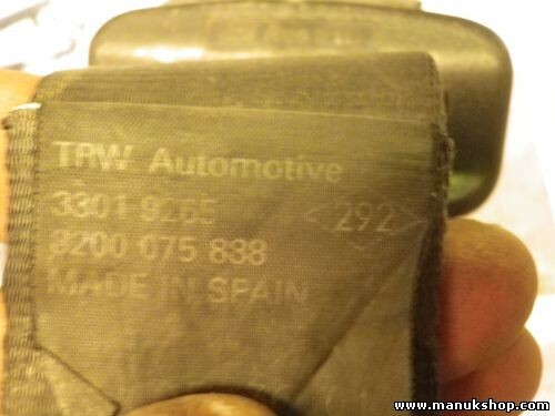 Cinturón de seguridad Frente de derecho Renault Master Opel Movano 8200075888