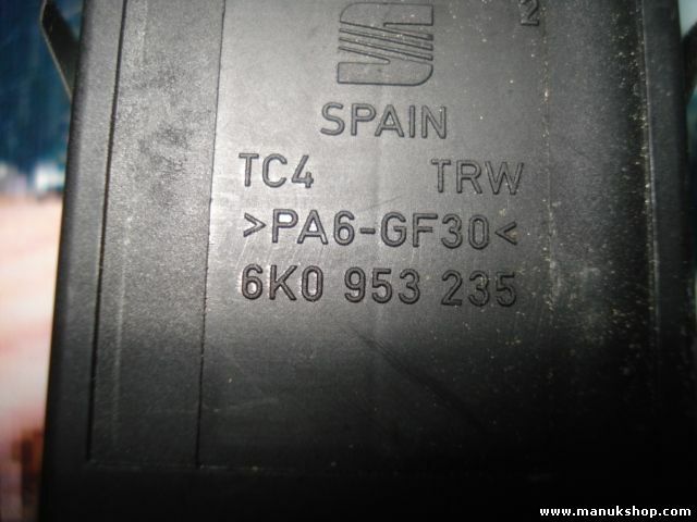 Interruptor de emergencia Seat Ibiza TRW 6K0 953 235 6K0953235 6KO953235