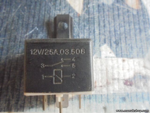 Relé del ventilador del radiador Renault Clio 12V-25A-03508 12V25A03508