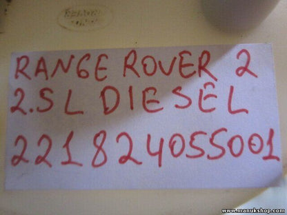 Aforador Land Rover Range Rover II 2 2.5L D 221824055001 221 824 055 001