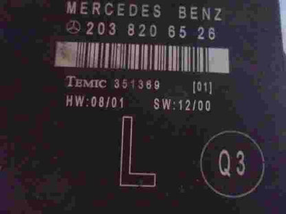 Unità di controllo porta Mercedes Classe C W203 2038206526 Q3 TEMIC 351369