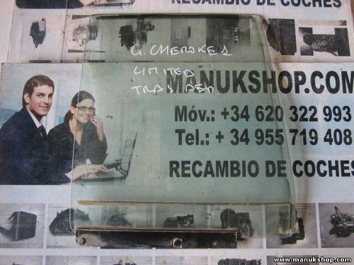 Vetro porta posteriore destro Jeep Grand Cherokee I 43R002124 DOT21CCM61T