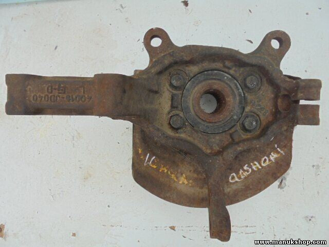 Mangueta buje delantero izquierdo Nissan 1598 ccm, 81 KW, 110 PS 40015JD040