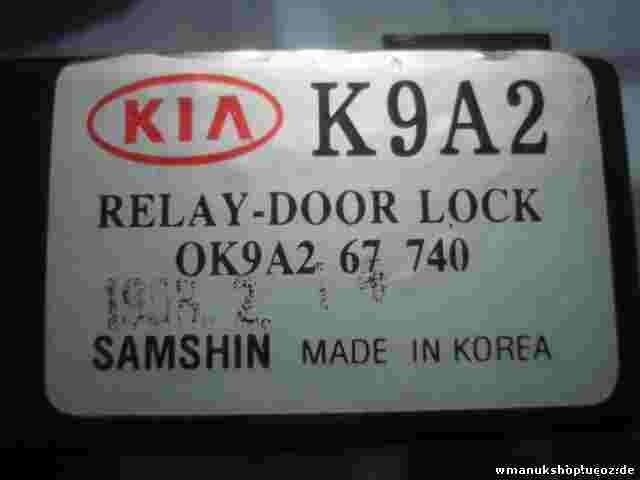 Controlador cierre centralizado Kia Clarus K9A2 0K9A267740 0K9A2 67 740
