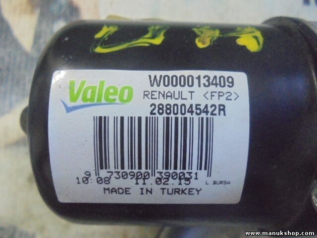 Motor del limpiaparabrisas varillaje Renault Clio W000013409 288004542R