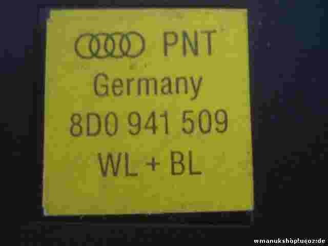 Interruptor de emergencia  Audi A4 B5 WLBL  8D0 941 509 8D0941509 8DO941509
