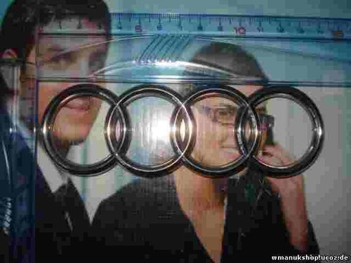 Emblema posteriore Audi 14 cm