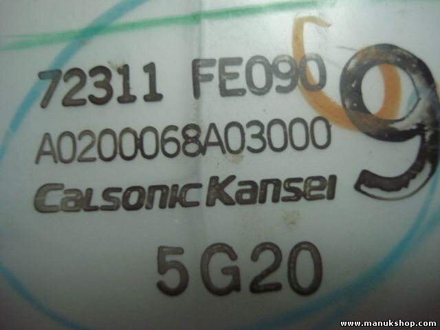 Control de la calefacción Subaru 72311FE090 72311-FE090 A0200068A03000 5G20