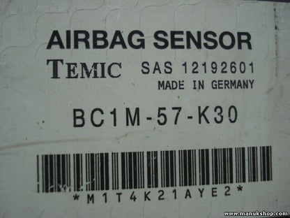 Sensor de impacto de airbag Mazda 323F BA TEMIC SAS 12192601 BC1M57K30