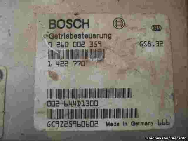 Módulo de control transmisión BMW 5er E39 525 1422788 1422770 BOSCH 0260002359