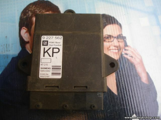 Modulo de control de la carrocería Opel Vectra Epsilon KP GM 9227562 5WK46002 