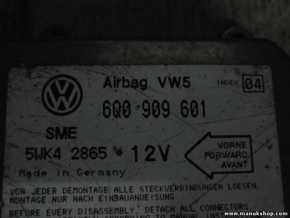 Sensor de impacto de airbag VW Volkswagen Polo Lupo 1,4 12V INDEX 04 6Q0909601